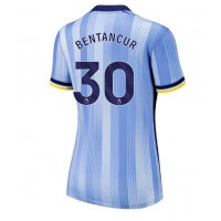 Camisa de Futebol Tottenham Hotspur Rodrigo Bentancur #30 Equipamento Secundário Mulheres 2024-25 Manga Curta